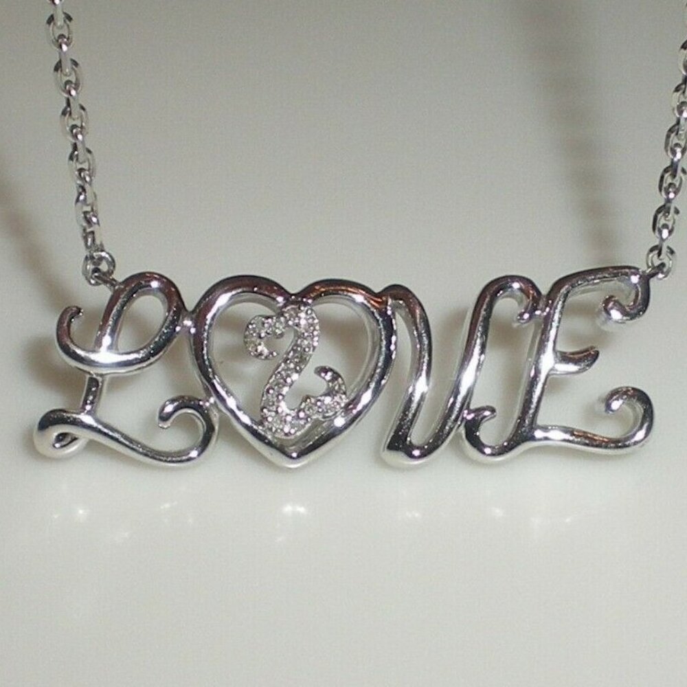 Jane Seymour Open Hearts LOVE Necklace